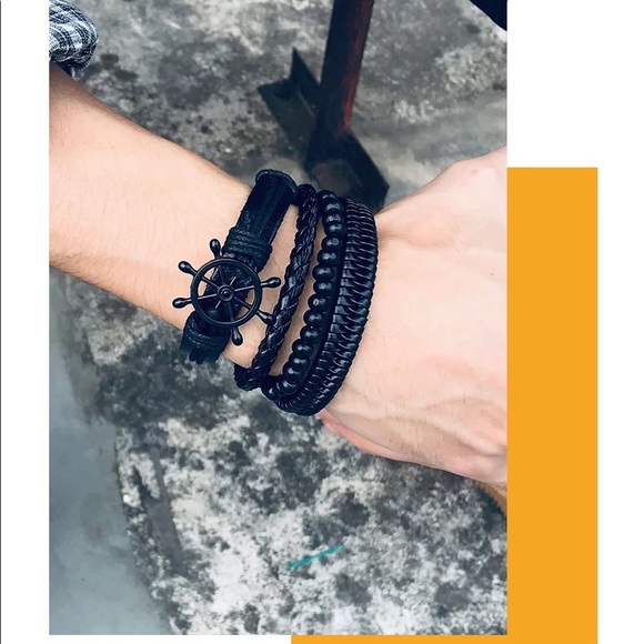 Other - ❄️NEW❄️4 pics Vintage men’s fashion bracelet